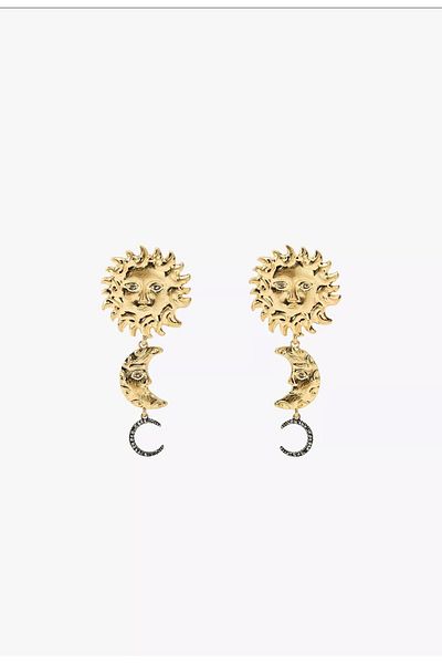 YENGEÇ Sun Moon Earrings