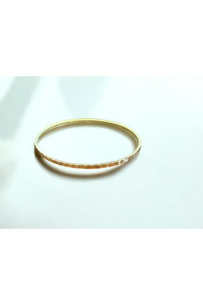 Ajda (Vurgulu Modeli) 10 gr (GRAM) 22 Ayar Yatırımlık Altın Bilezik