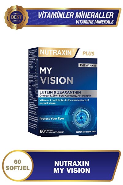 Nutraxin My Vision 60 Soft Gel 2 Pieces