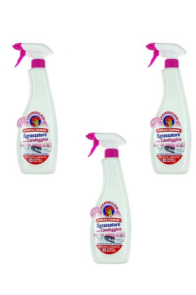 chante clair Pack of 3 X Chante Clair Universal Degreaser Solution with Bleach 625ml
