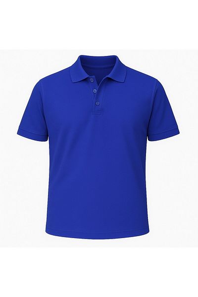 The Clover Men's Polo Neck Button Short Sleeve 100% Cotton T-Shirt Thclvr.Dncr