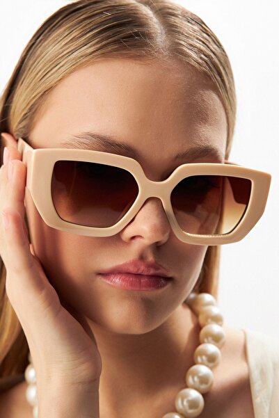 Aqua Di Polo 1987 Beige Women's Sunglasses Apsn010503