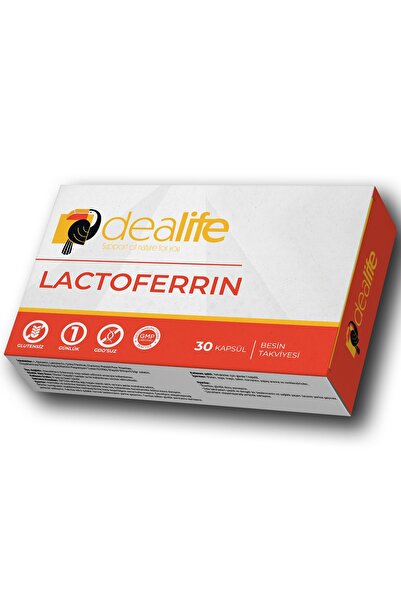 Dealife - منتج غذائي مكمل يحتوي على لاكتوفيرين - إل جلوتامين - زنك