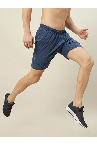 Technosport By Styli Solid 2-Way Stretch Shorts