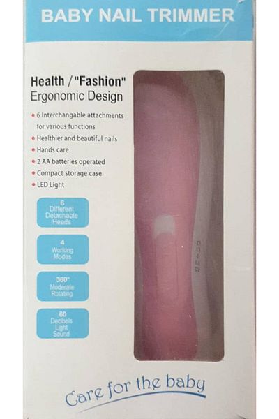Generic Pink Plastic Baby Nail Trimmer