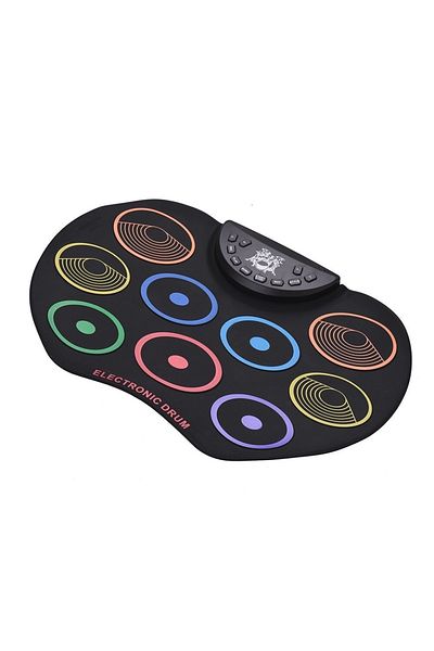 FOXMAG24 Digital Electronic Silicone Drums with Foot Pedals, USB 9