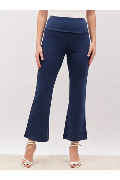 Styli Elasticated Broad Waistband Flared Pants