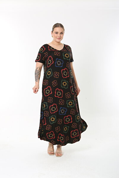 XL Modam XLMODAM ΓΥΝΑΙΚΕΙΟ ΠΟΛΥΧΡΩΜΑΤΙΚΟ ΦΟΡΕΜΑ Lycra PLUS SIZE