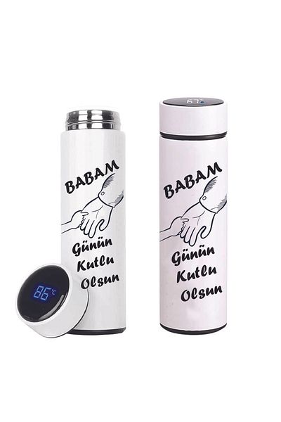DKDZ SHOP Father's Day Steel Thermos 450ml. (Keeps Warm and Cold for 10 Hours)