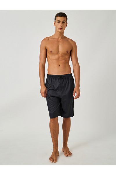 Styli Solid Regular Fit Swim Shorts with Drawcord