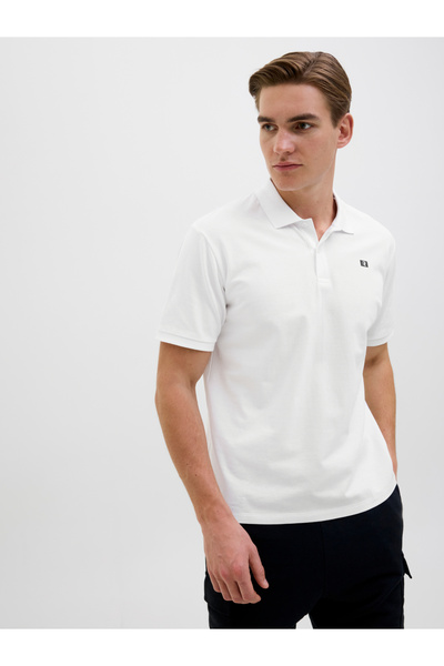 REBEL By Styli تي شيرت بولو بأكمام قصيرة وشعار Jrebflag Rebel