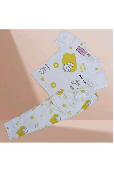 ARB Women's Cotton Pajamas Set Cute Cartoon Character Young and Comfortable Design