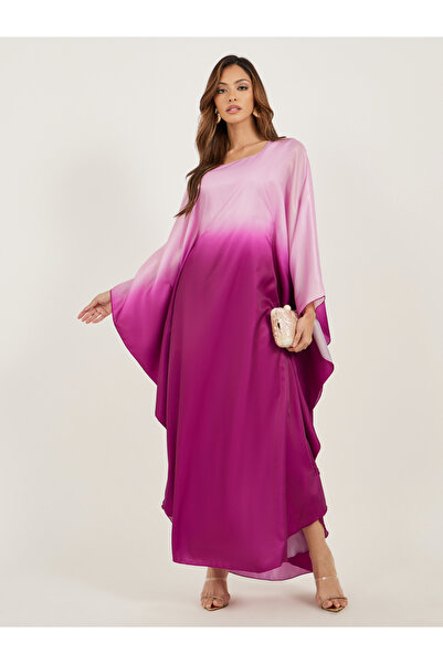 Styli Ombre Organza Square Neck Kaftan