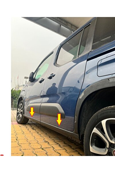 ANDOTOAKSESUAR Peugeot Rifter Yan Marşpiyel kaplaması 4 parça ABS 2019-2025 A...