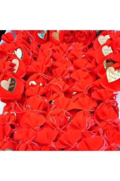 Gülce Kadife Kese Dağıtmalık Kına 50 Adet