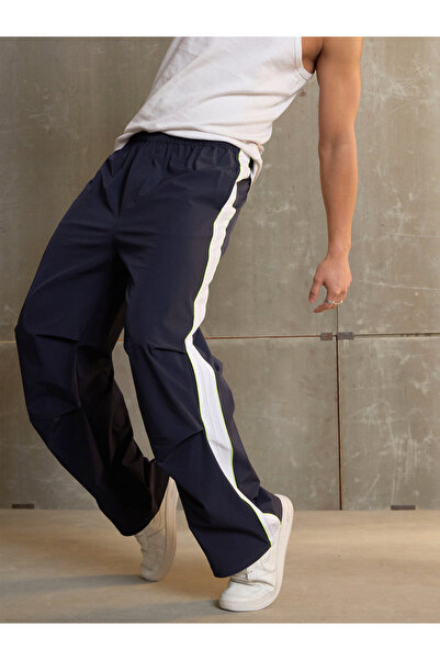 Sassafras By Styli Side Panel Baggy Parachute Pants