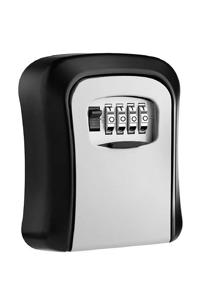 FOXMAG24 Key box, with code, wall mountable, made of ABS, 4-digit code, for 3 keys
