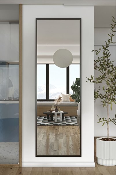 Marsah Home Oglinda De Perete Dreptunghiulara 180x60 Cm Negru