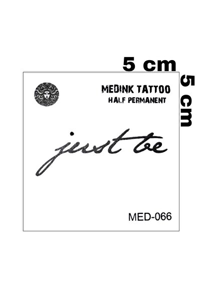 Mecit Tuhafiye 1 AY KALICI MİNİMAL YAZI KOL BİLEK VUCUT İÇİN GEÇİCİ DÖVME