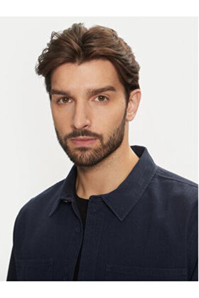 Converse converse Men's Shirt 10026973-A01 Navy Blue