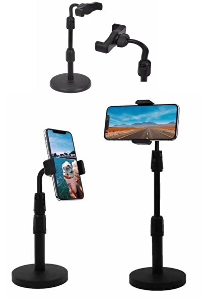 OptaPro Ayarlanabilir Masa Üstü Telefon Tutucu Stant Masaüstü Şarj Standı