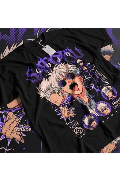 LEIVOR Gojo Satoru Printed T-Shirt