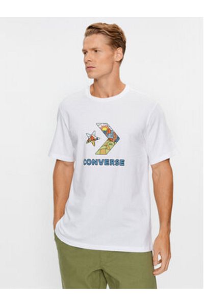 converse Men's T-Shirt 10025280-A02 White