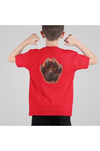 Butik 100% ПАМУК ДЕТСКА - PATİ - ТРИКО С КРЪГЛА ЯКА И КЪСИ РЪКАВИ С ТРАНСФЕРЕ...