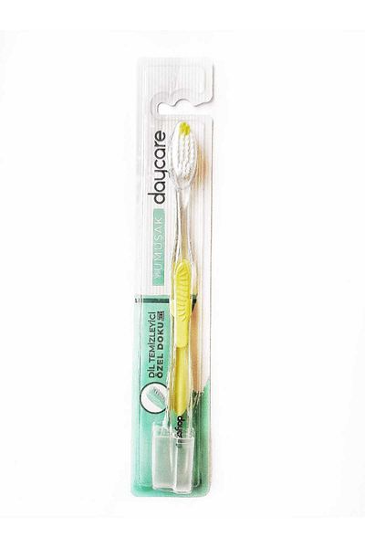 Daycare Tongue Cleaner Special Texture Soft Toothbrush 1Pcs