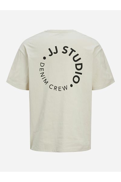 Jack & Jones تي شيرت بطبعة شعار ورقبة دائرية