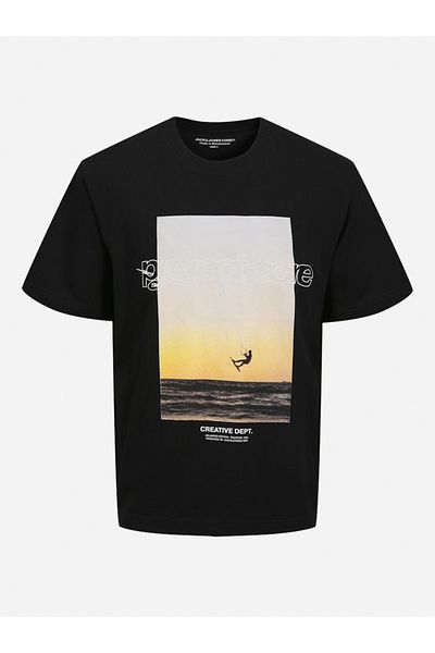 Jack & Jones Graphic Print Round Neck T-Shirt