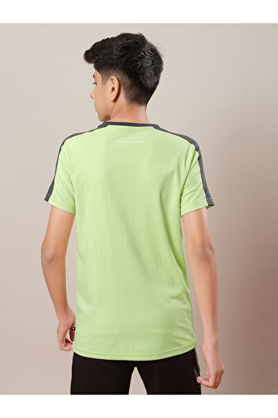 Technosport By Styli Color Block Crew Neck Regular Fit T-Shirt