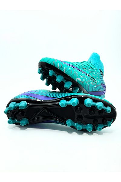 ZSHOES Cizme de fotbal Premium Turf Field cu șosete cu talpă TPU