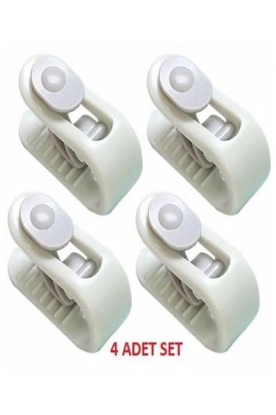 OptaPro 4 Pieces Latch Quilt Blanket Fixing Clip Duvet Cover Holder