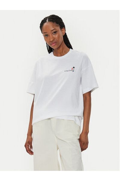 converse Women's T-Shirt 10026378-A01 White