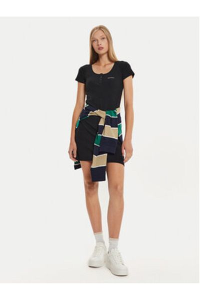 converse Rochie casual pentru femei 10026788-A01 Negru
