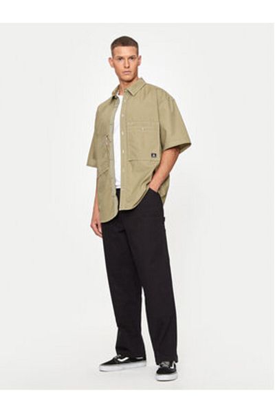 converse converse Men's Shirt 10026433-A02 Khaki