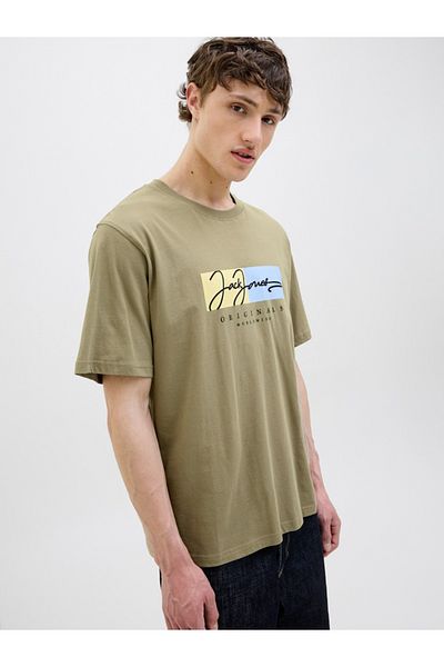Jack & Jones Graphic Print Round Neck T-Shirt