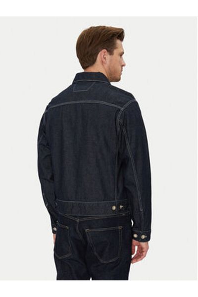 C.P. COMPANY Jachetă din denim pentru bărbați cp company 18CMOW188A110295W albastră