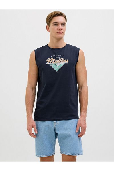 REBEL By Styli Graphic Print Round Neck Tank