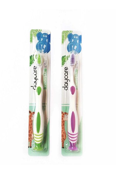 Daycare Soft Children's Toothbrush 2 Pack