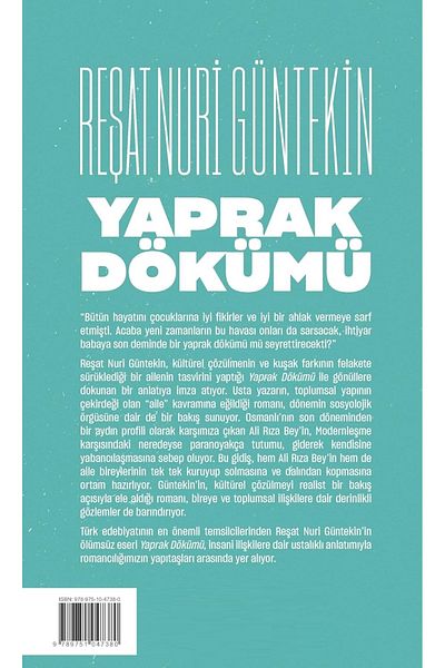 Bloomsbury Leaf Fall - Reşat Nuri Güntekin