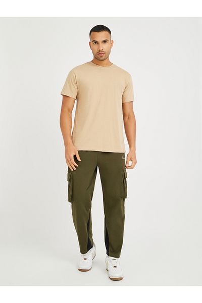 Styli Solid Short Sleeve Crew Neck T-Shirt
