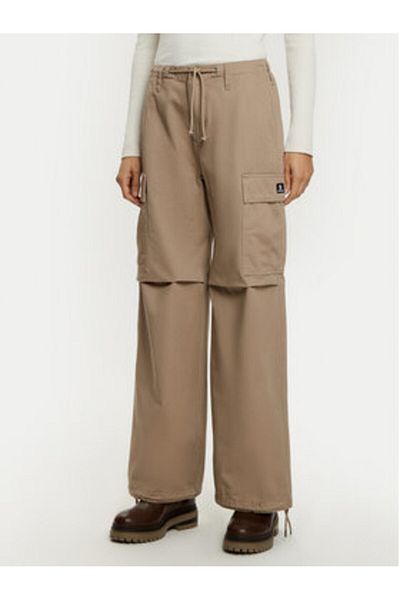 converse Pantaloni din material textil pentru femei converse 10026957-A03 bej