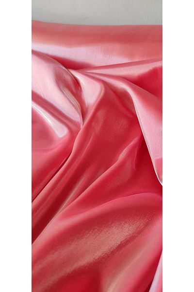 River Fabrics Janjan Satin Coral