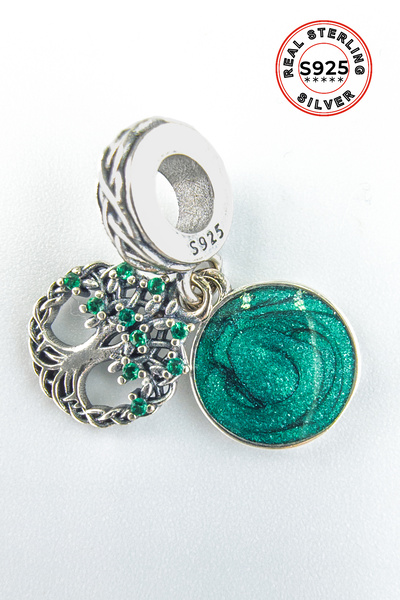 shop S925 Sterling Silver Family Tree Charm – Meaningful Design