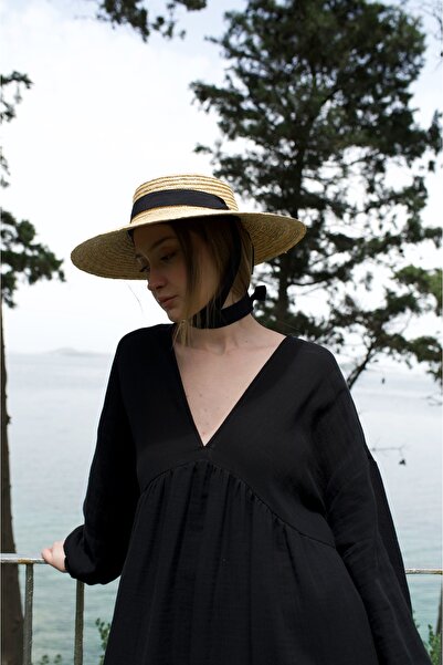 Tfifty Cotton Bohemian V-Neck Long Sleeve Long Dress