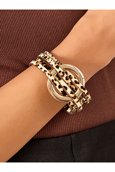 Styli Leopard Print Multistrand Bracelet