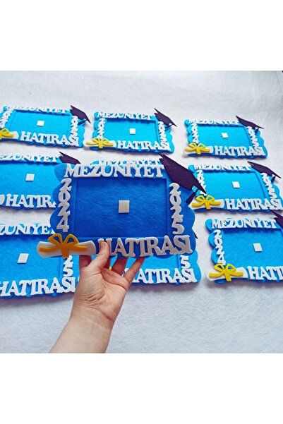Aydede Oyunevi 10’lu Mavi Keçe Mezuniyet Hatırası Magnet Öğrencilere Mezuniyet Hediyeleri Mezuniyet Hediyesi