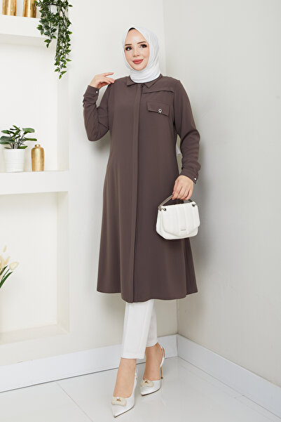 BELLİNA Kadın Medine Ipeği Yazlık Tunik